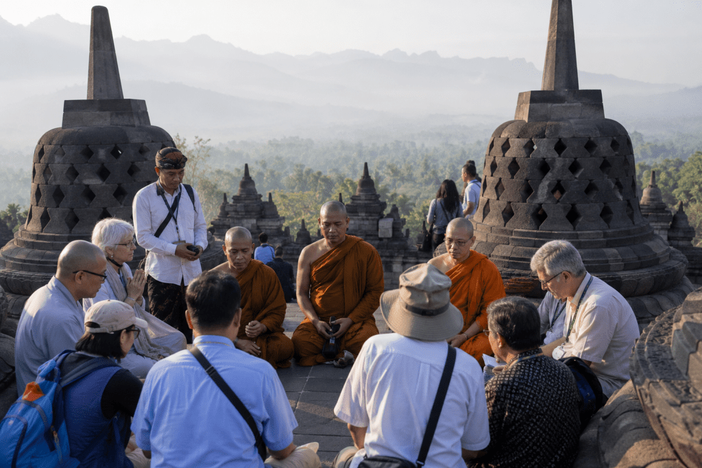 Chattra Borobudur Akhirnya Dipasang Usai Waisak 2026, Sejarah Baru Situs UNESCO